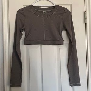 Activewear striped Crop